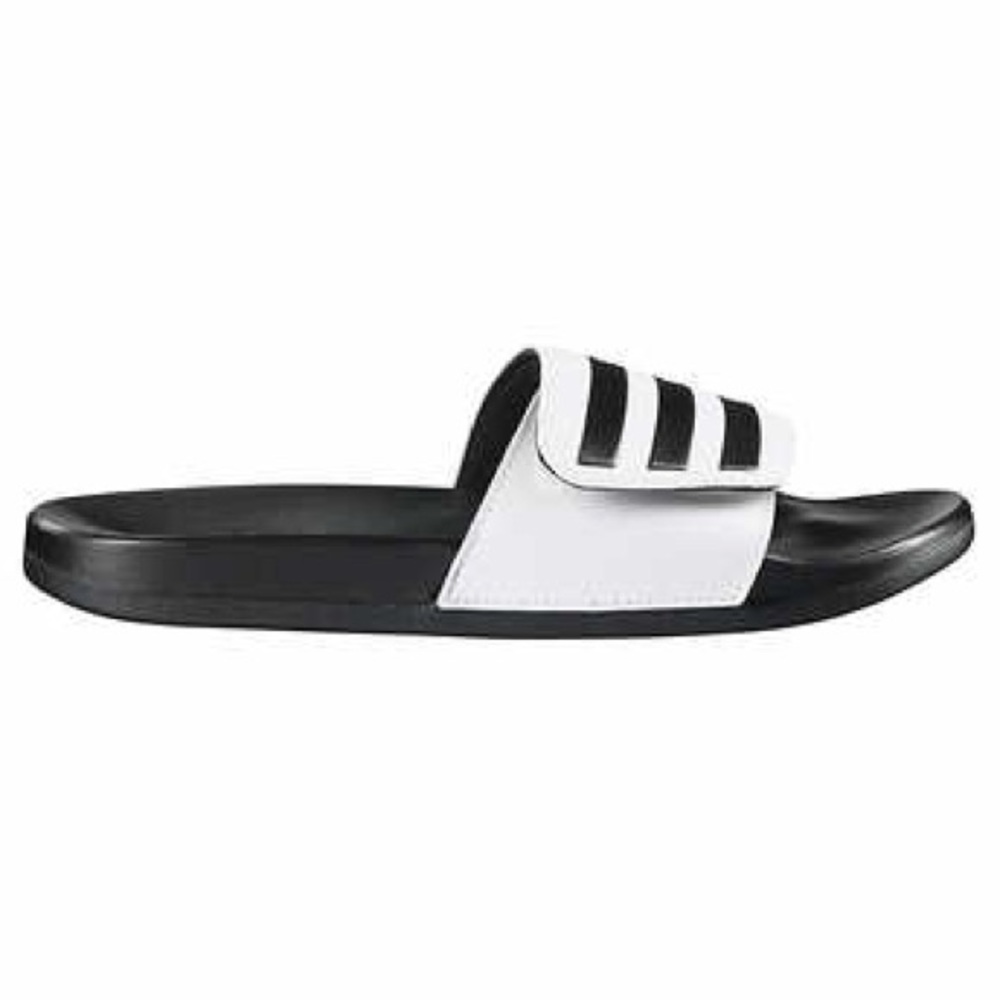 adidas Unisex Slide Sandal, White, M10/W11 - Picture 6 of 6